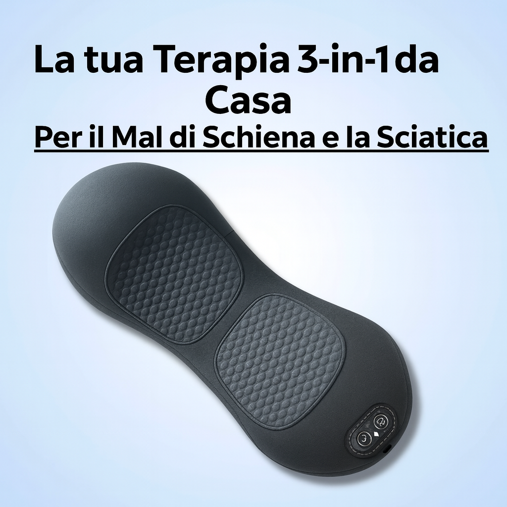SpinaCare⢠Cuscino Terapeutico 3-in-1 per il Mal di Schiena
