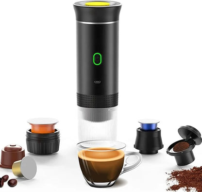 ExpressoMini™: Macchina da Caffè Elettrica Portatile 3 in 1
