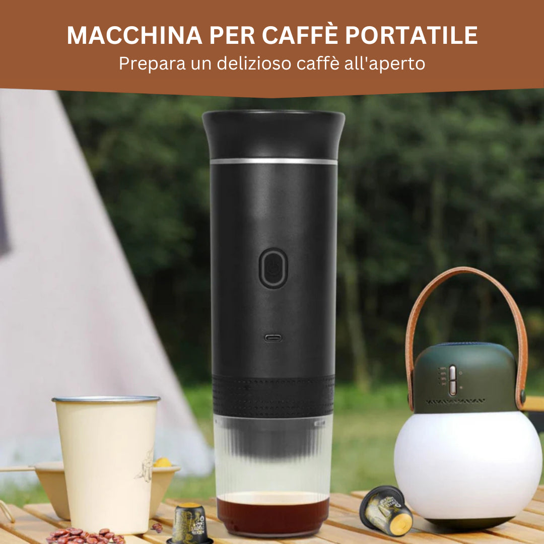 ExpressoMini™: Macchina da Caffè Elettrica Portatile 3 in 1