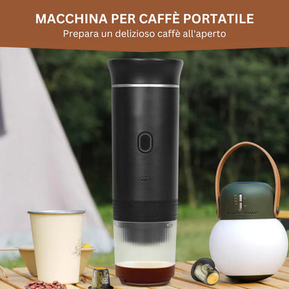 ExpressoMini™: Macchina da Caffè Elettrica Portatile 3 in 1