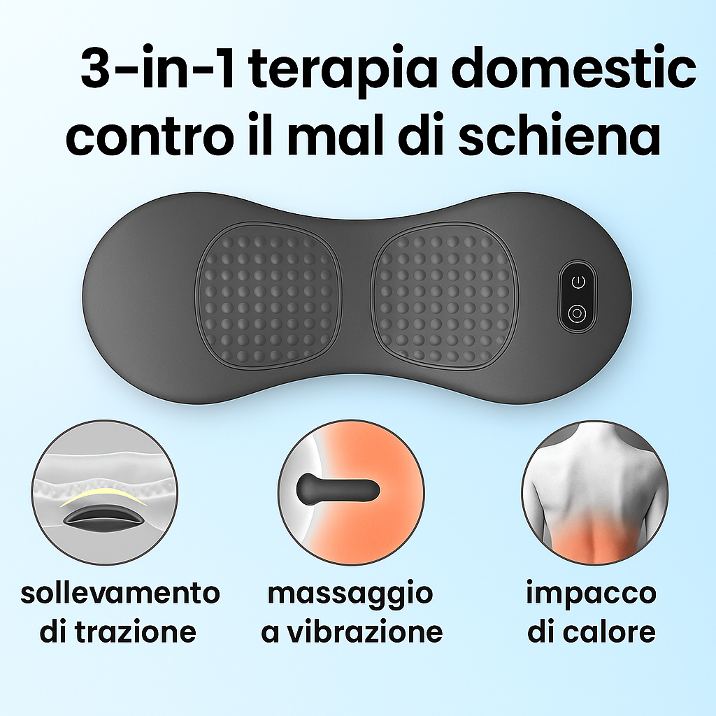 SpinaCare™ Cuscino Terapeutico 3-in-1 per il Mal di Schiena