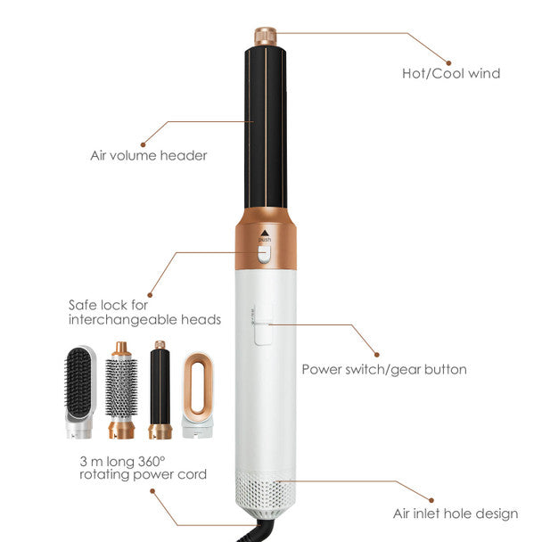 LuxeHair Pro™ - Set di piastre per capelli 5 in 1