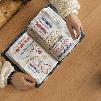 CalmBook™ - Il Libro di Ricamo Terapeutico (Kit Completo Anti-Stress)
