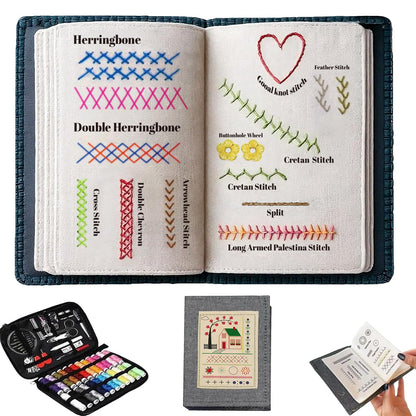 CalmBook™ - Il Libro di Ricamo Terapeutico (Kit Completo Anti-Stress)