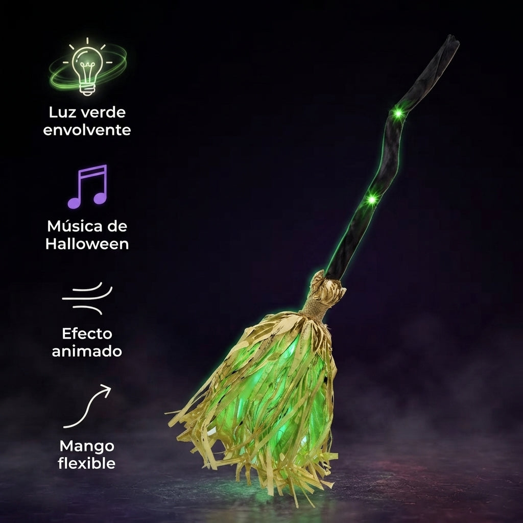 Escoba Encantada™ - Haz que tu entrada cobre vida este Halloween