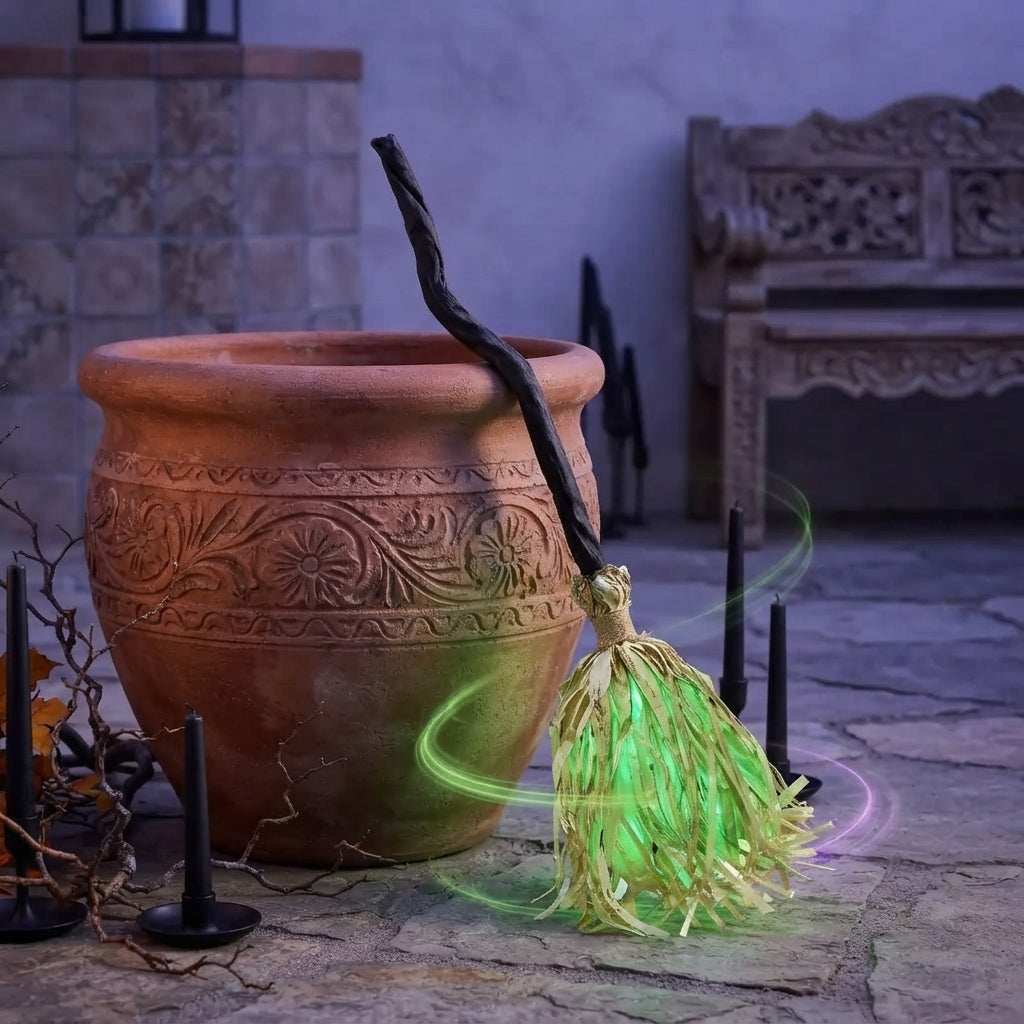 Escoba Encantada™ - Haz que tu entrada cobre vida este Halloween