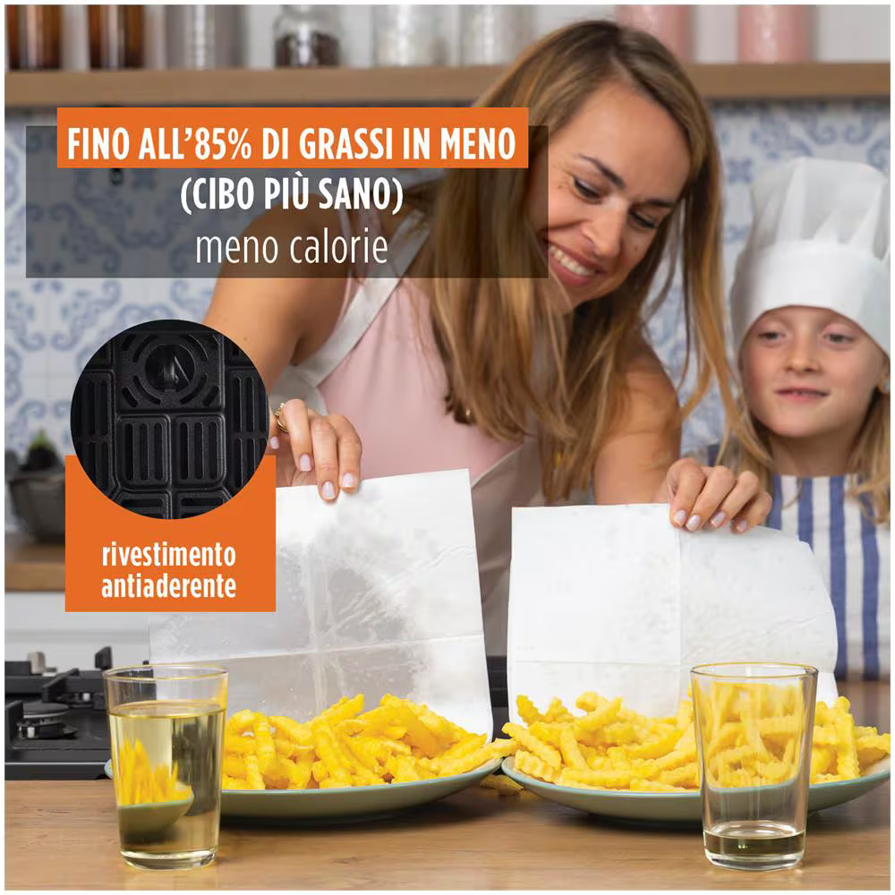 Friggitrice ad Aria Infinity PRO XXL con Due Cestelli