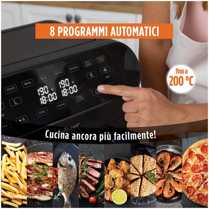 Friggitrice ad Aria Infinity PRO XXL con Due Cestelli