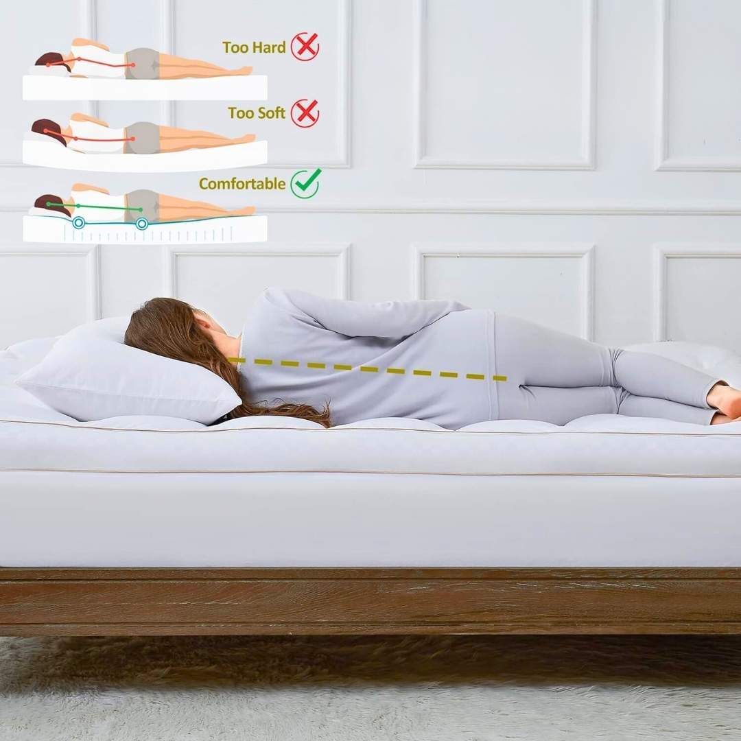 🌟 Topper Matrimoniale Traspirante 🌙 – Comfort da Hotel a 5 Stelle!